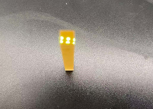 4mm X 4mm X 50mm La3Ga5SiO14 LGS Μοναδικό Κρυστάλλιο με Au Bar Coating 0