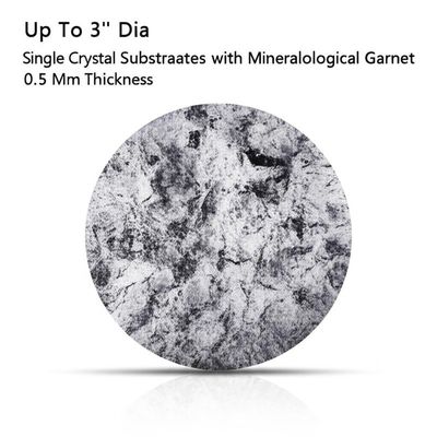 Αγορά Up To 3'' Dia Single Crystal Substrates with Mineralogical Garnet 0.5 Mm Thickness online manufacture