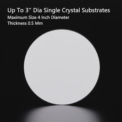 Αγορά Up To 3'' Dia Single Crystal Substrates Maximum Size 4 Inch Diameter Thickness 0.5 Mm online manufacture