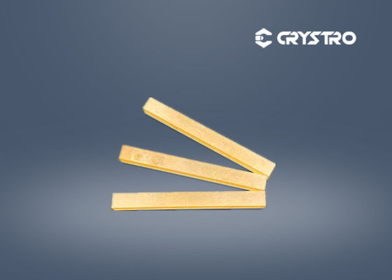 Αγορά 4mm X 4mm X 50mm La3Ga5SiO14 LGS Μοναδικό Κρυστάλλιο με Au Bar Coating online manufacture