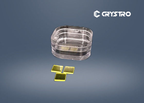 10x10x0.5mm Υψηλής απόδοσης Gd3Al2Ga3O12 Ce GAGG Μονόκρυστα υποστρώματα
