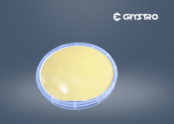 Πορτοκαλί Fe Doped LT Λιθίου Τανταλάτη Wafer υψηλή πυκνότητα